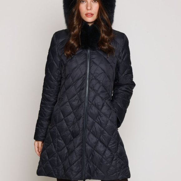 NWT ✅ BLUE DUCK FUR REVERSIBLE JACKET: FUR - FOX TRIM + FUR SCARF ✨BOTH NWT's - Picture 4 of 16